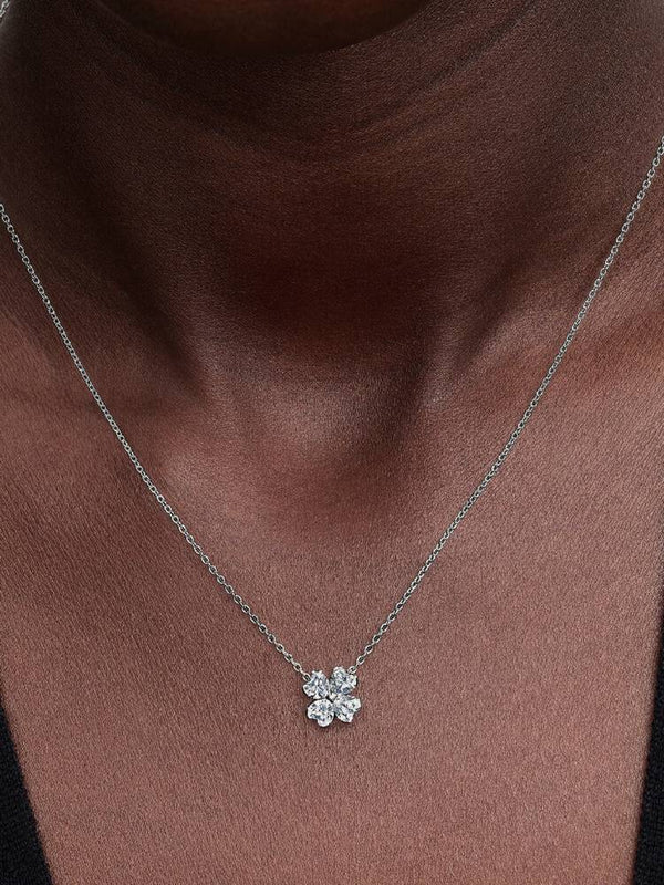 Pandora Collana Quadrifoglio Luminoso