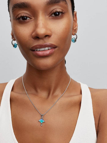 Pandora Charm Pendente Manta Vetro di Murano