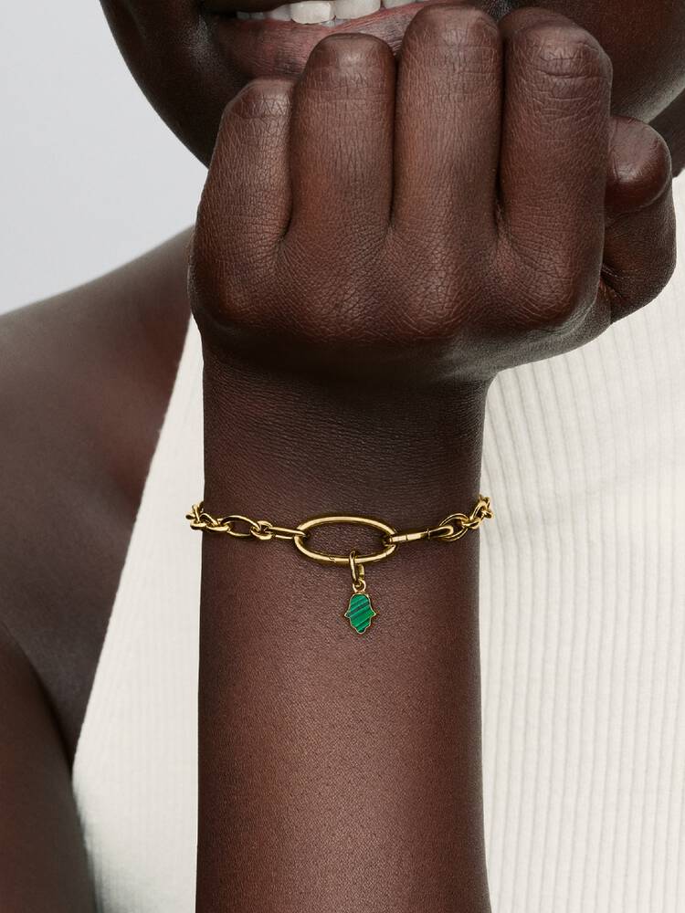 Pandora Charm Mini Pendente Mano di Fatima Verde Pandora ME