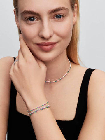 Pandora Bracciale Tennis Multicolore