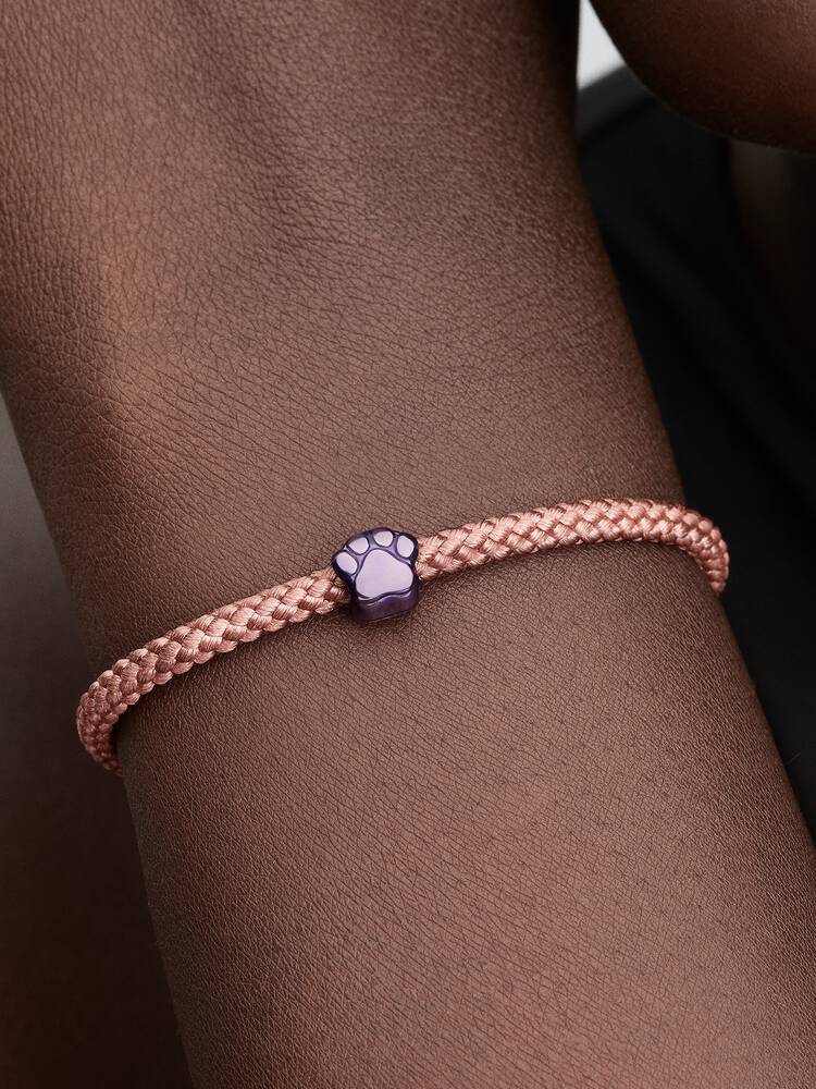 Pandora Mini Charm Zampa effetto metallico viola