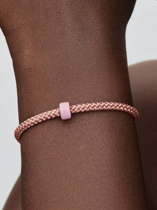 Pandora Mini Charm Vetro di Murano Rosa