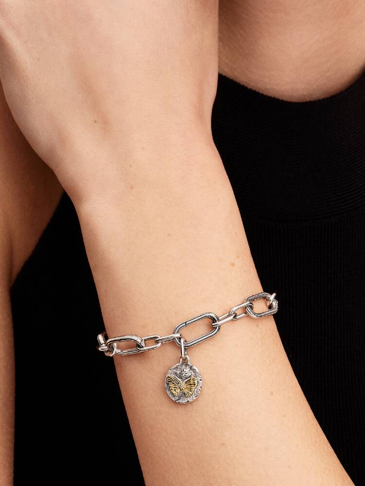 Pandora Charm Medallion Farfalla "Somniare Aude"