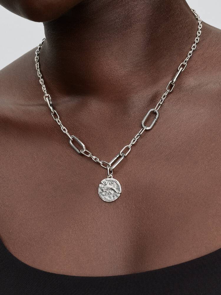 Pandora Charm Medallion Delfino "Audaces Fortuna Iuvat"