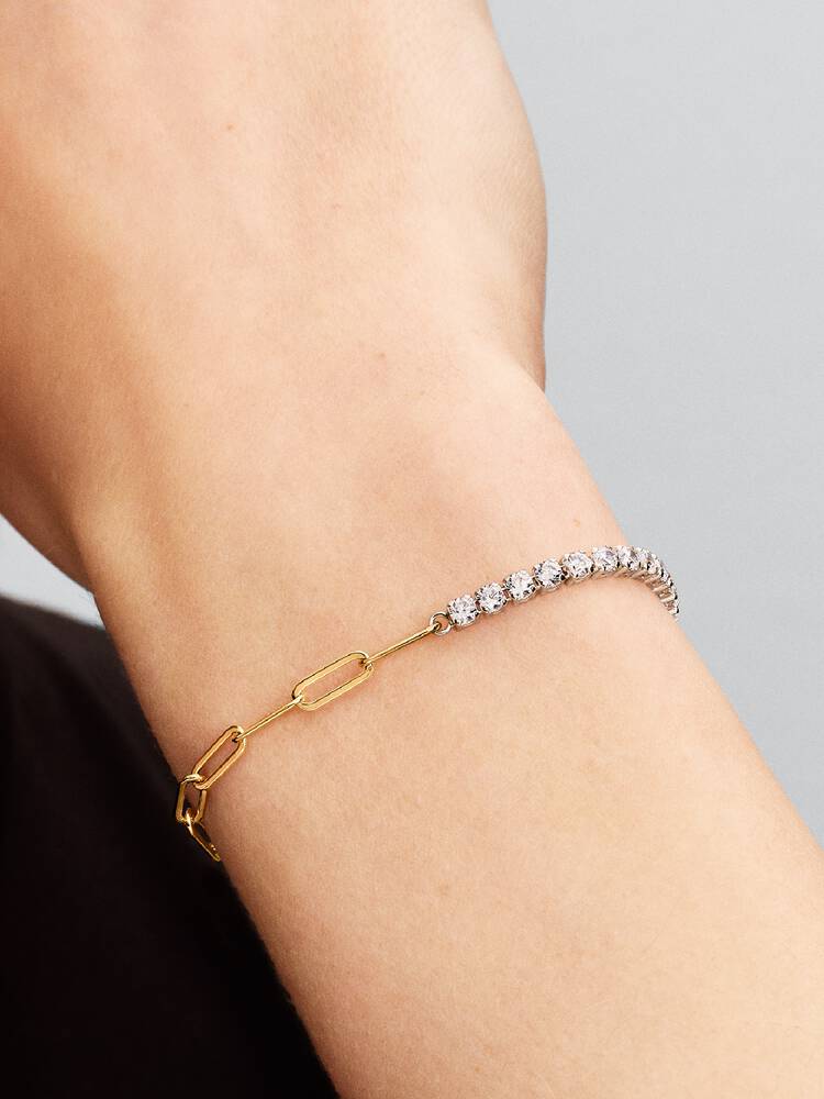Pandora Bracciale Tennis e Maglia Link