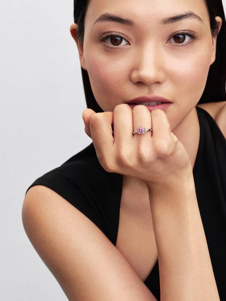 Pandora Anello Principesse Disney, Mulan, Fiore di Ciliegio