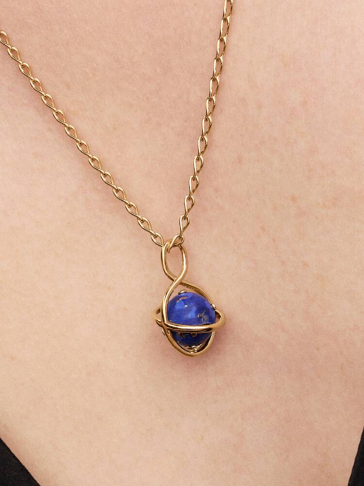 Pandora Charm Pendente Pianeta Blu che ruota