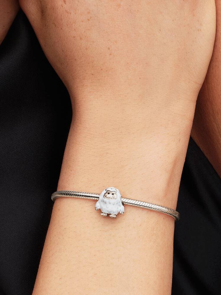 Pandora Charm Yeti con finitura in platino