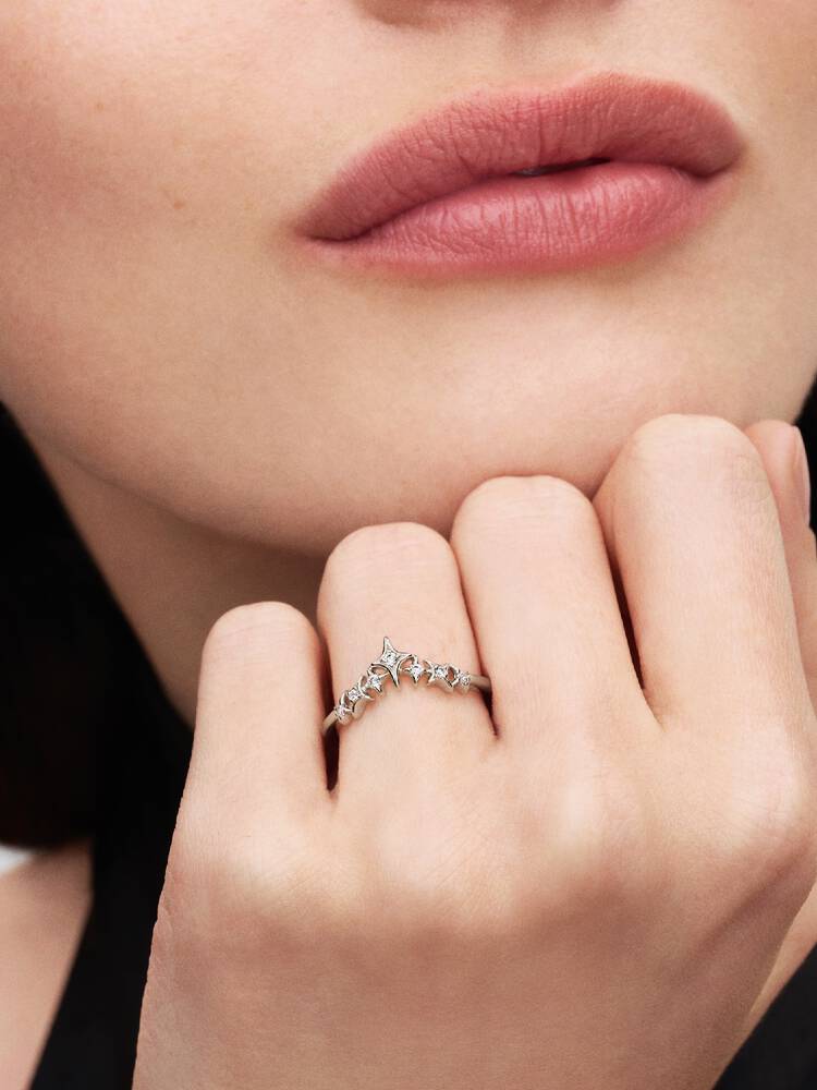 Pandora Anello Tiara con Stelle