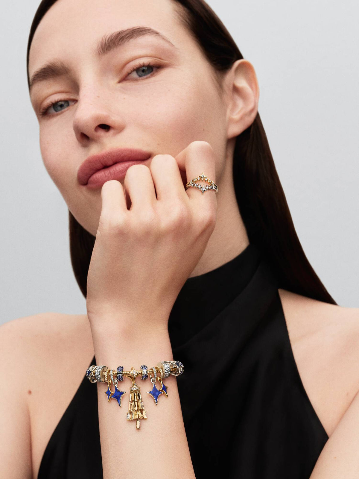 Pandora Anello Tiara con Stelle