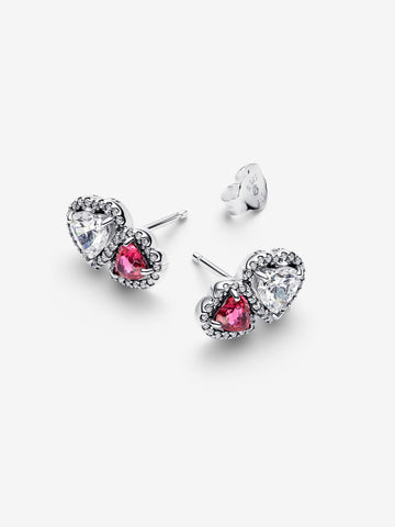 Pandora Orecchini Doppi Cuori