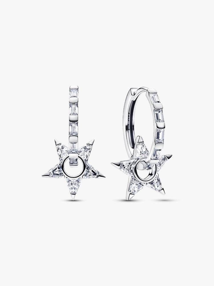 Pandora Orecchini Cerchi Openwork Stella Luminosa