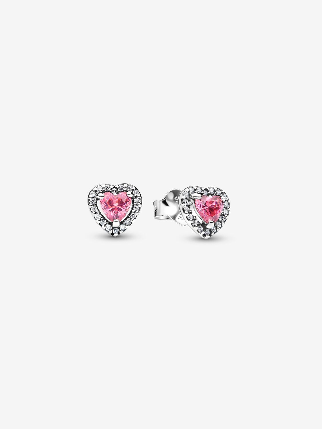 Pandora Orecchini Cuori In Rilievo Rosa