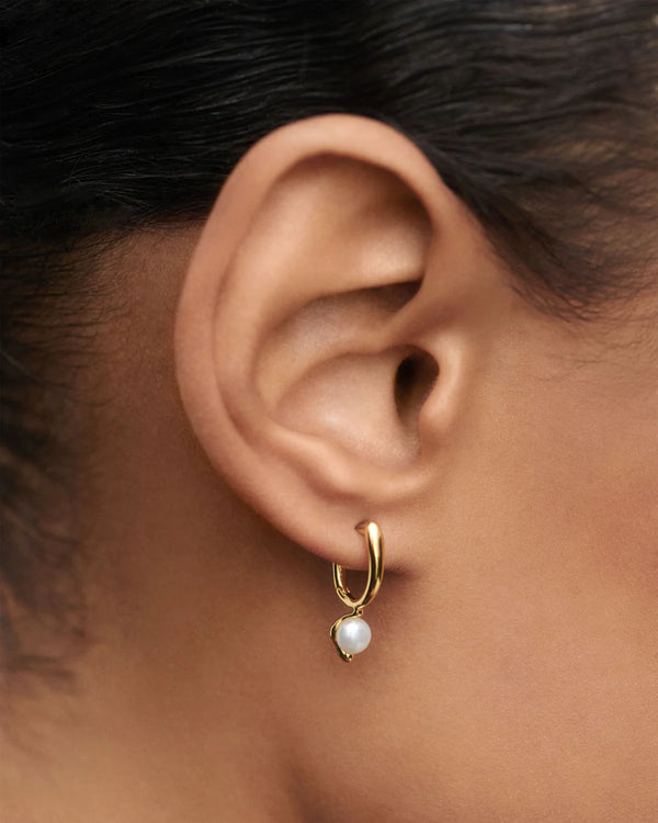 PDPAOLA - Orecchini a cerchio La Perla Mini