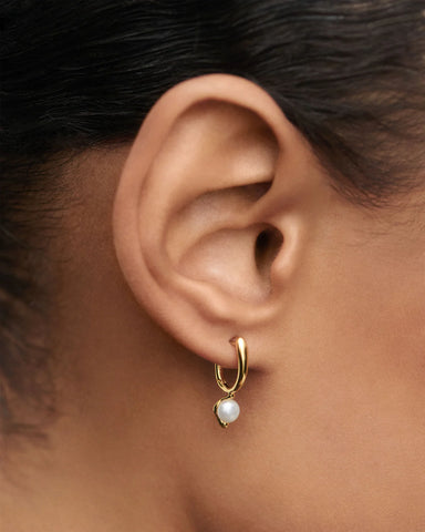 PDPAOLA - Orecchini a cerchio La Perla Mini