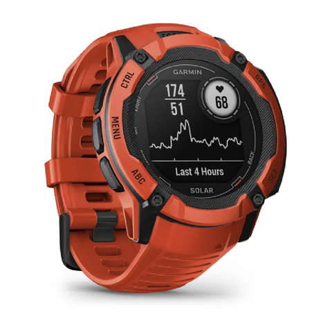 Garmin - Orologio 2X Solar Flame Red