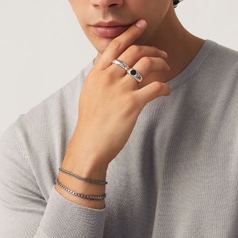 Giovanni Raspini Bracciale Treccia Quadra Piccola