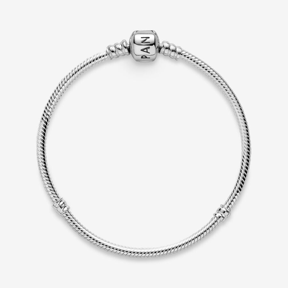 Pandora Bracciale Pandora Moments chiusura Barile grande con maglia snake.