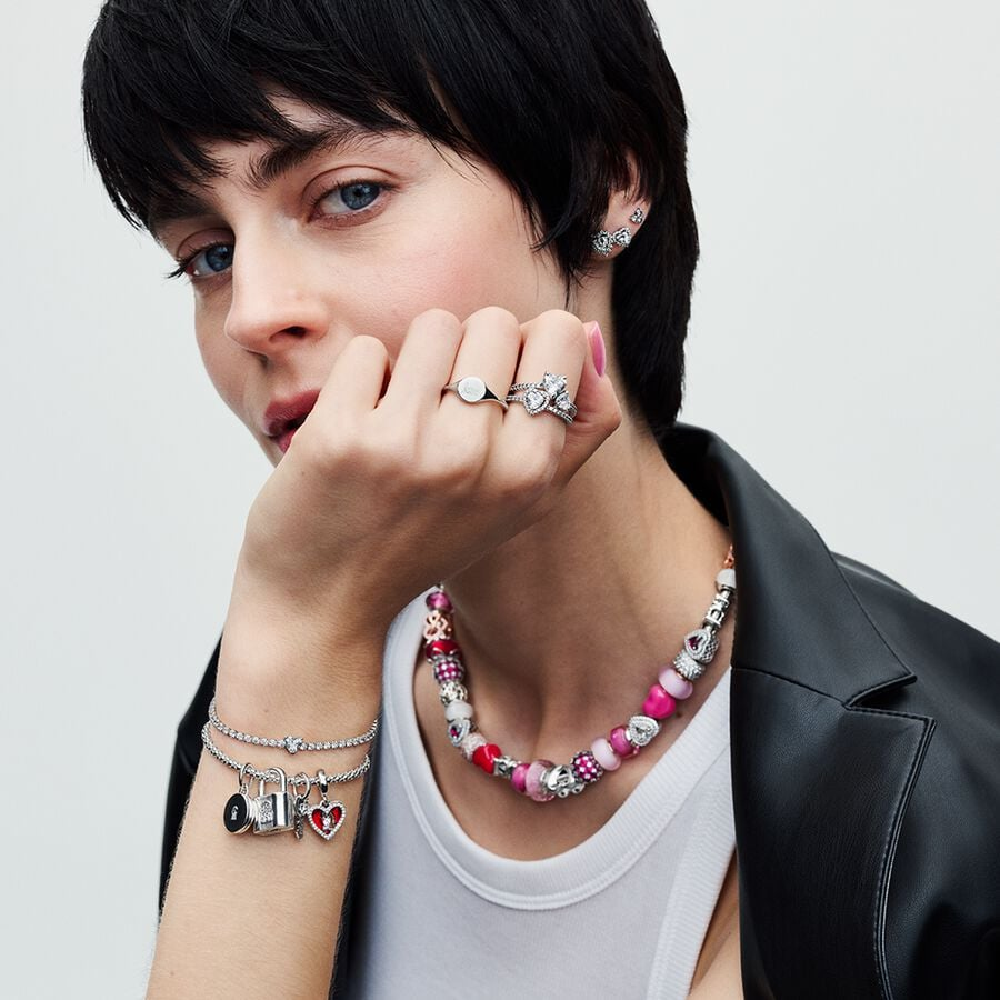 Pandora Charm Pendente Lucchetto Apribile Personalizzabile