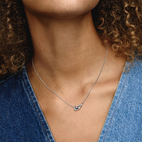 Collana Tuscany Silver Con Pendente Disco E Stella – "Ti Amo Fino Alla Luna E Ritorno" – Argento 925 Riciclato – 46cm