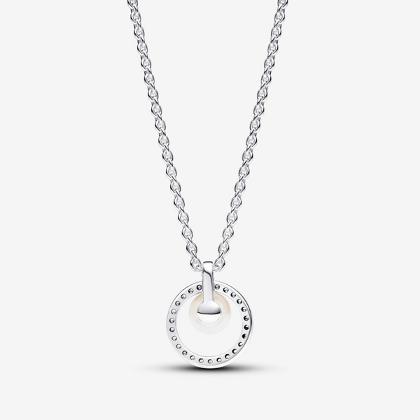 Pandora Collana con Perla d’Acqua Dolce Coltivata e Pavè