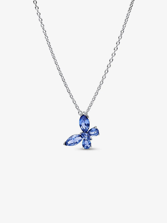 Pandora Collana con pendente Farfalla Blu
