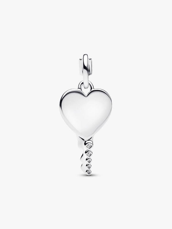 Pandora Charm Pendente Chiave a Cuore da incidere