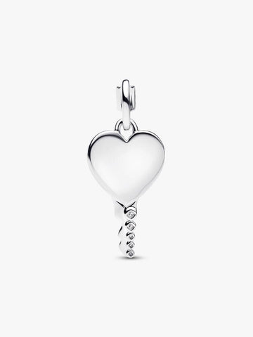 Pandora Charm Pendente Chiave a Cuore da incidere