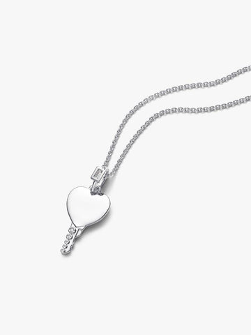 Pandora Charm Pendente Chiave a Cuore da incidere