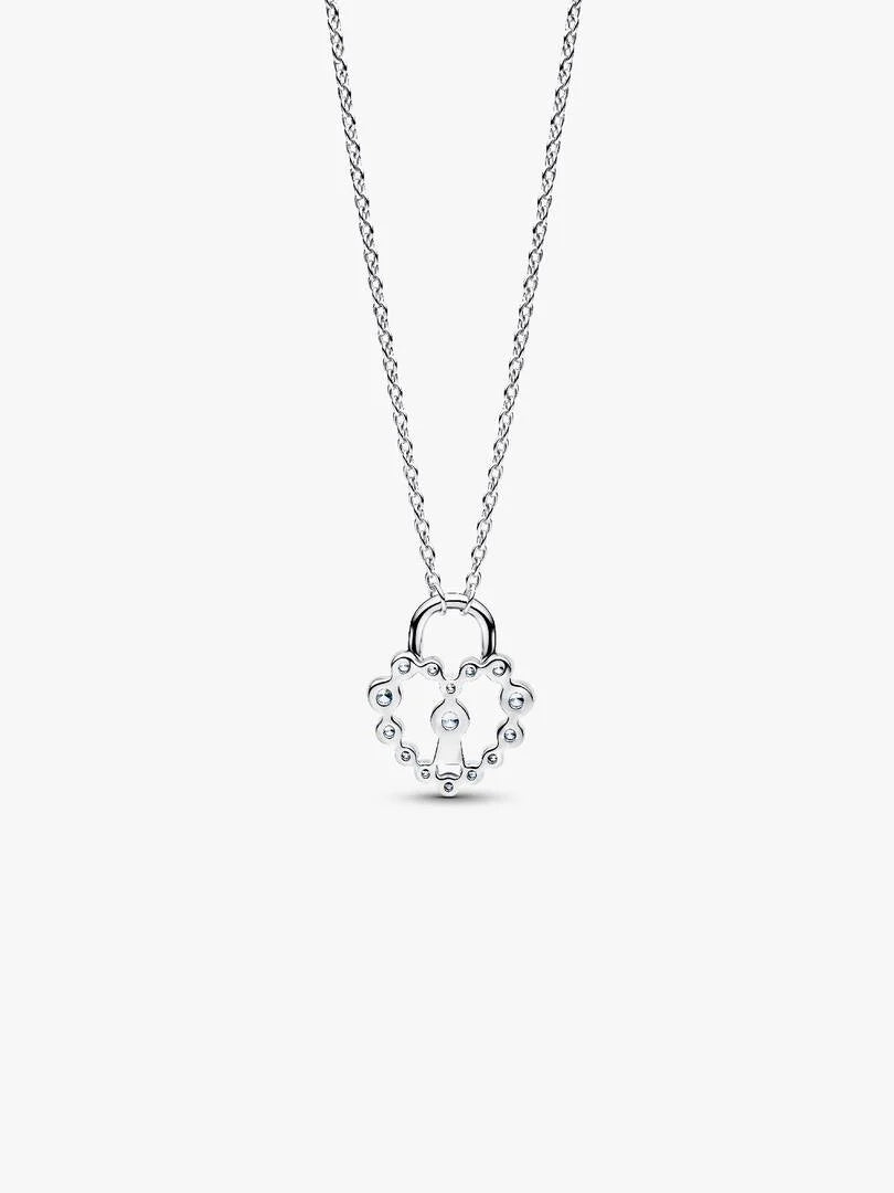 Pandora Collana Lucchetto Cuore Luminoso