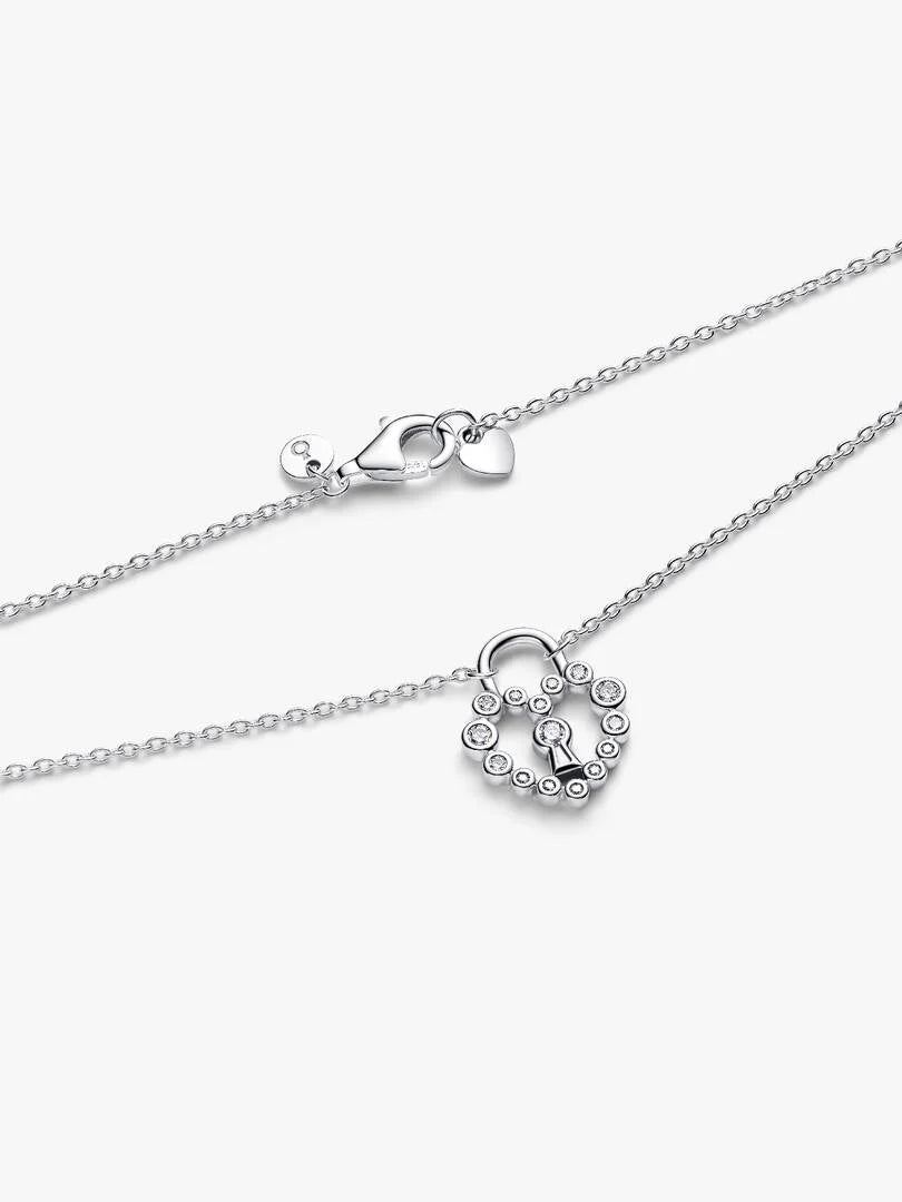 Pandora Collana Lucchetto Cuore Luminoso