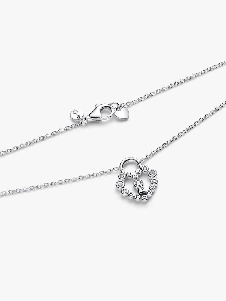 Pandora Collana Lucchetto Cuore Luminoso