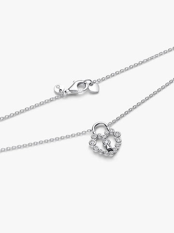 Pandora Collana Lucchetto Cuore Luminoso