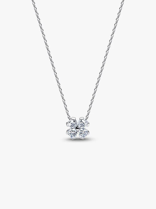 Pandora Collana Quadrifoglio Luminoso