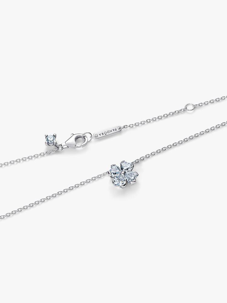 Pandora Collana Quadrifoglio Luminoso