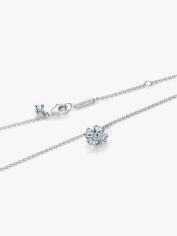 Pandora Collana Quadrifoglio Luminoso