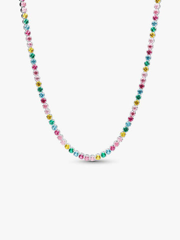 Pandora Collana Tennis Multicolore