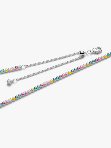 Pandora Collana Tennis Multicolore