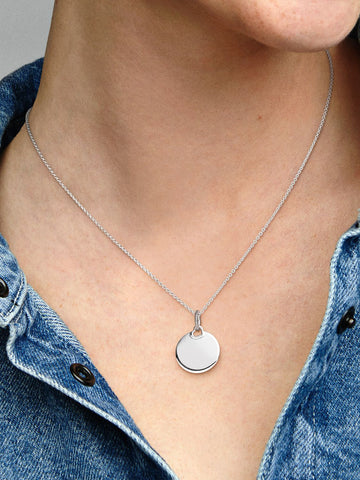Pandora Charm Pendente Medaglia da incidere