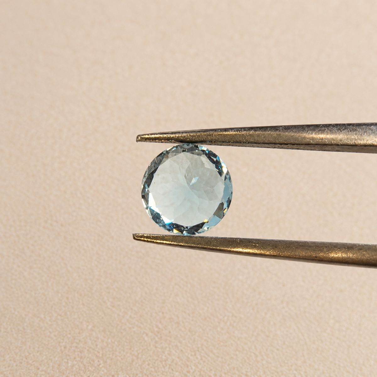 Acquamarina - Coppia di Acquamarine taglio tondo - 2.40 ct