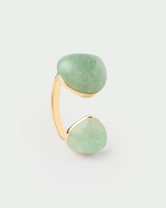 PDPAOLA - Anello Avventurina Verde Gravity