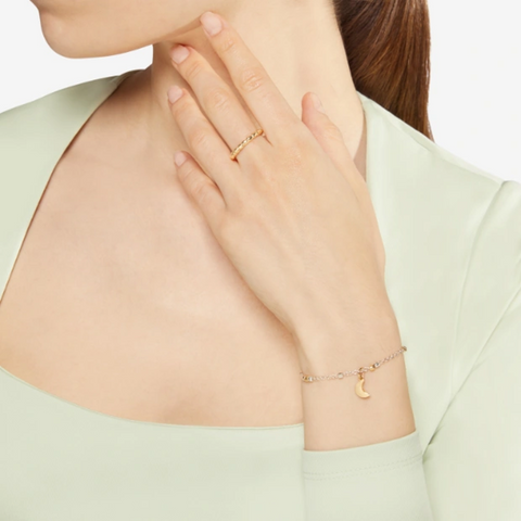 DoDo - Bracciale Rosario Argento e Oro Giallo