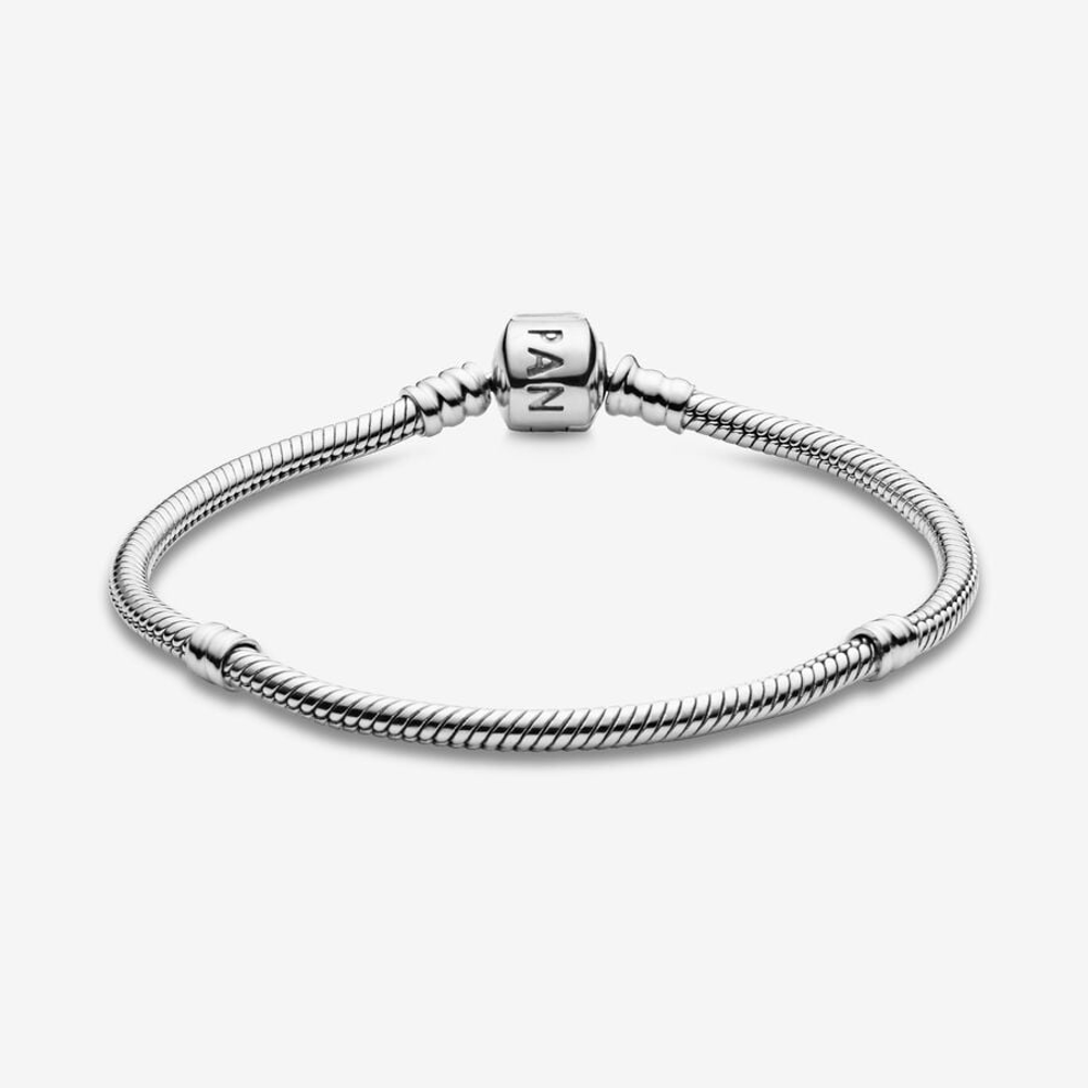 Pandora Bracciale Pandora Moments chiusura Barile grande con maglia snake.