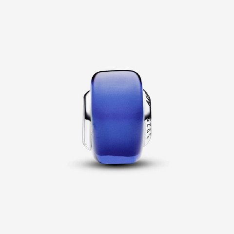 Pandora Charm Mini Vetro di Murano Blu