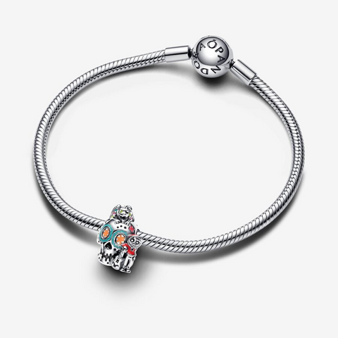 Pandora Charm Pixar, Coco, Teschio Miguel & Dante che si illumina al buio