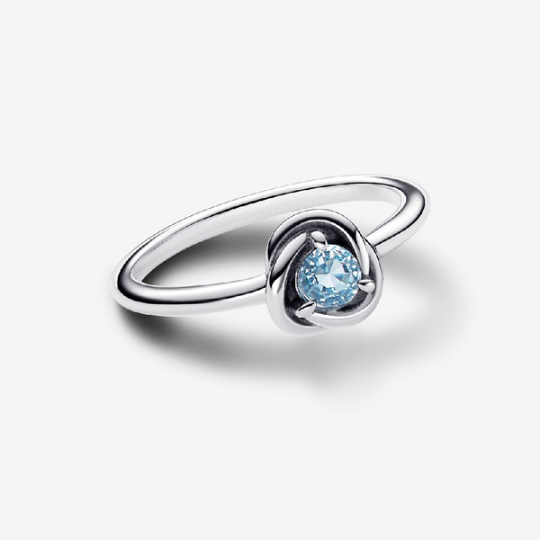 Pandora Anello Cerchio Eterno Azzurro Marzo