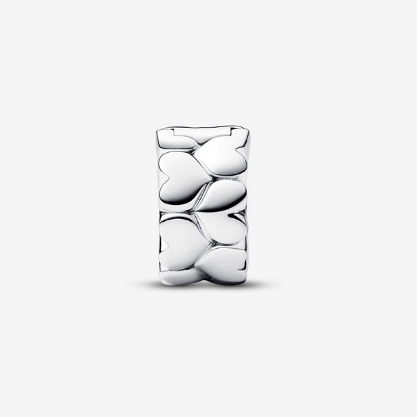 Pandora Clip Cuori in Rilievo