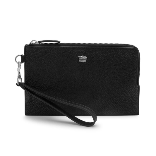 Giovanni Raspini pouch pelle goffrata