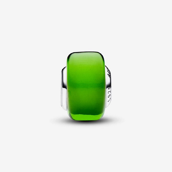 Pandora Charm Mini Vetro di Murano Verde