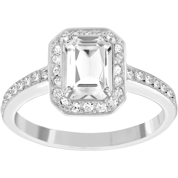 Swarovski Anello con cristalli taglio smeraldo